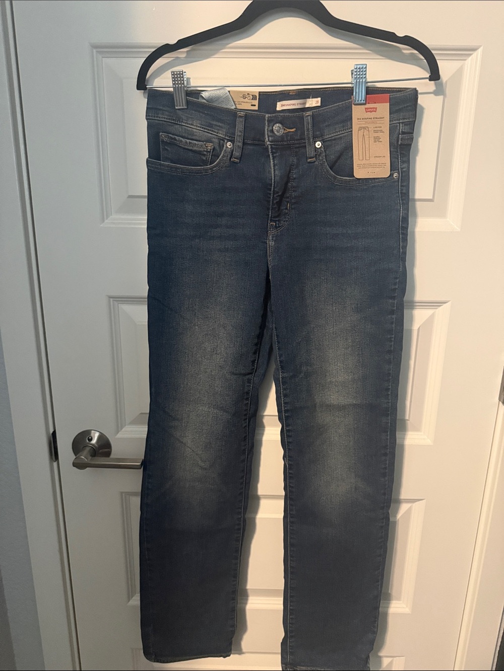 Levi's Women's Dark Blue Straight Jeans
